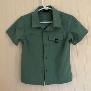 Toddler Fishing Button Up